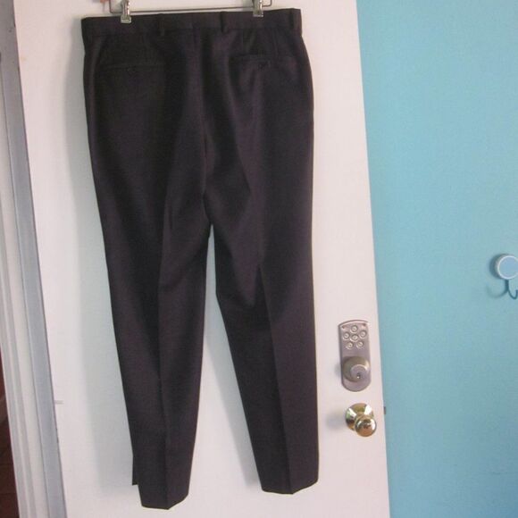 Hugo Boss Mens Size 36 X 32 James Brown Wool Pants Dark Gray - Picture 5 of 14